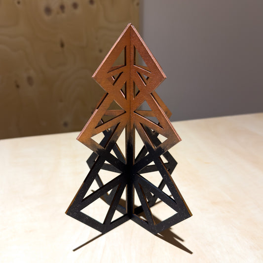 Geometric 3D Christmas Tree