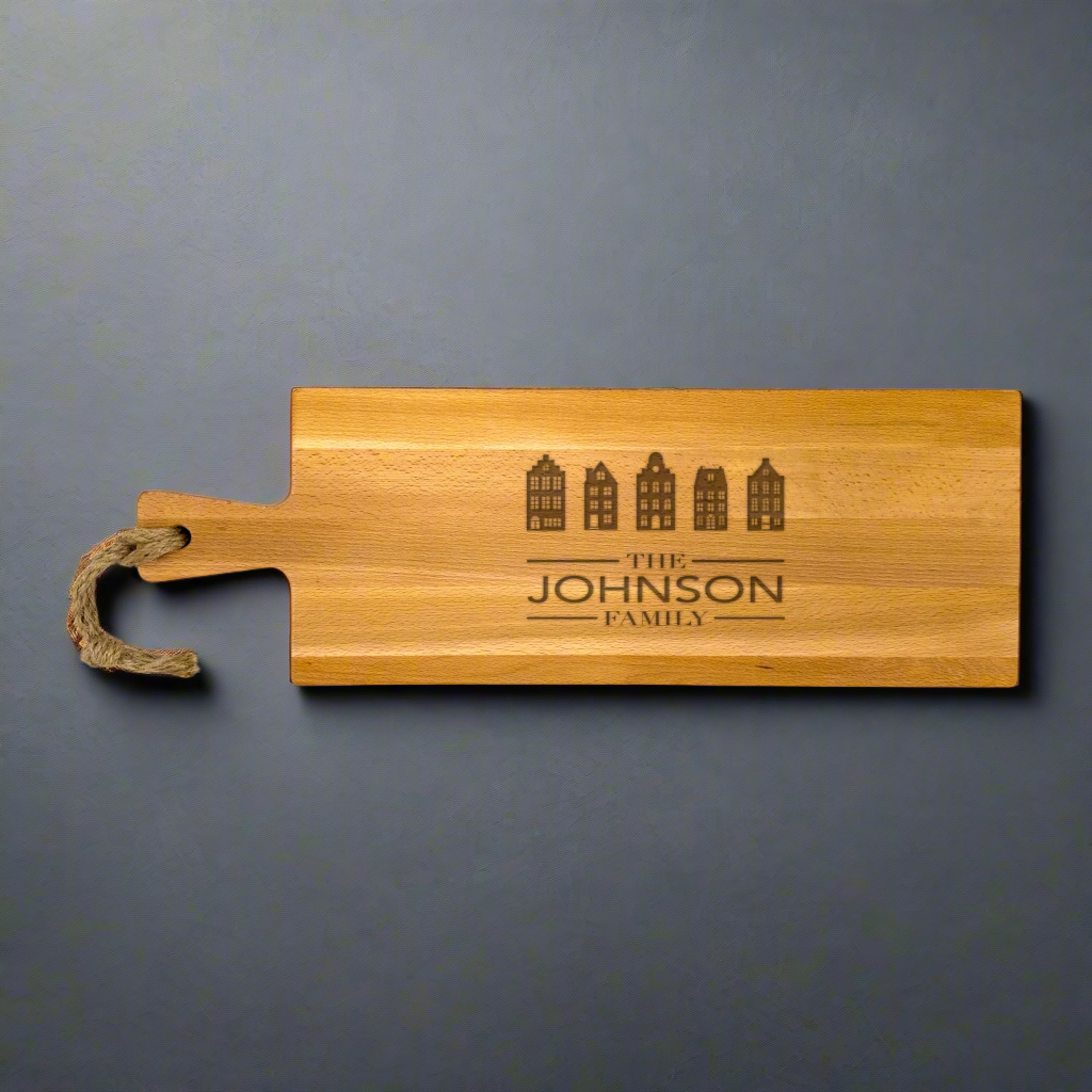 Canal House Theme Personalized Cutting Board 59cm horizontal