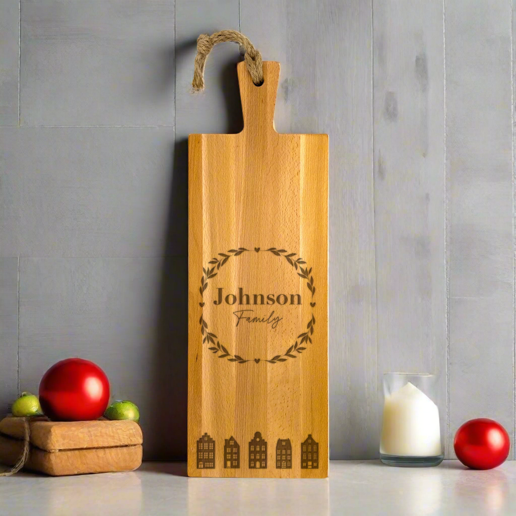 Holland Themed Personalized Cutting Board 59cm vertical