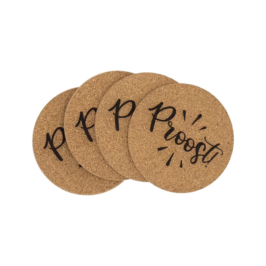 Proost! Cork Coasters