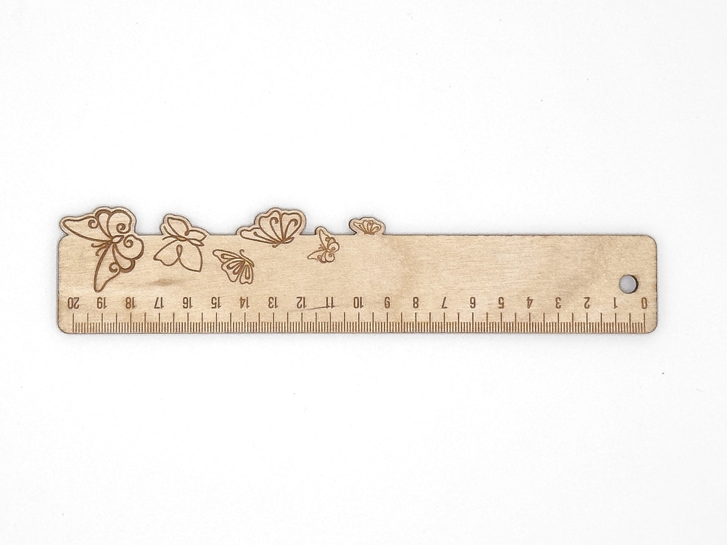 Personalized Wooden Ruler 20 cm