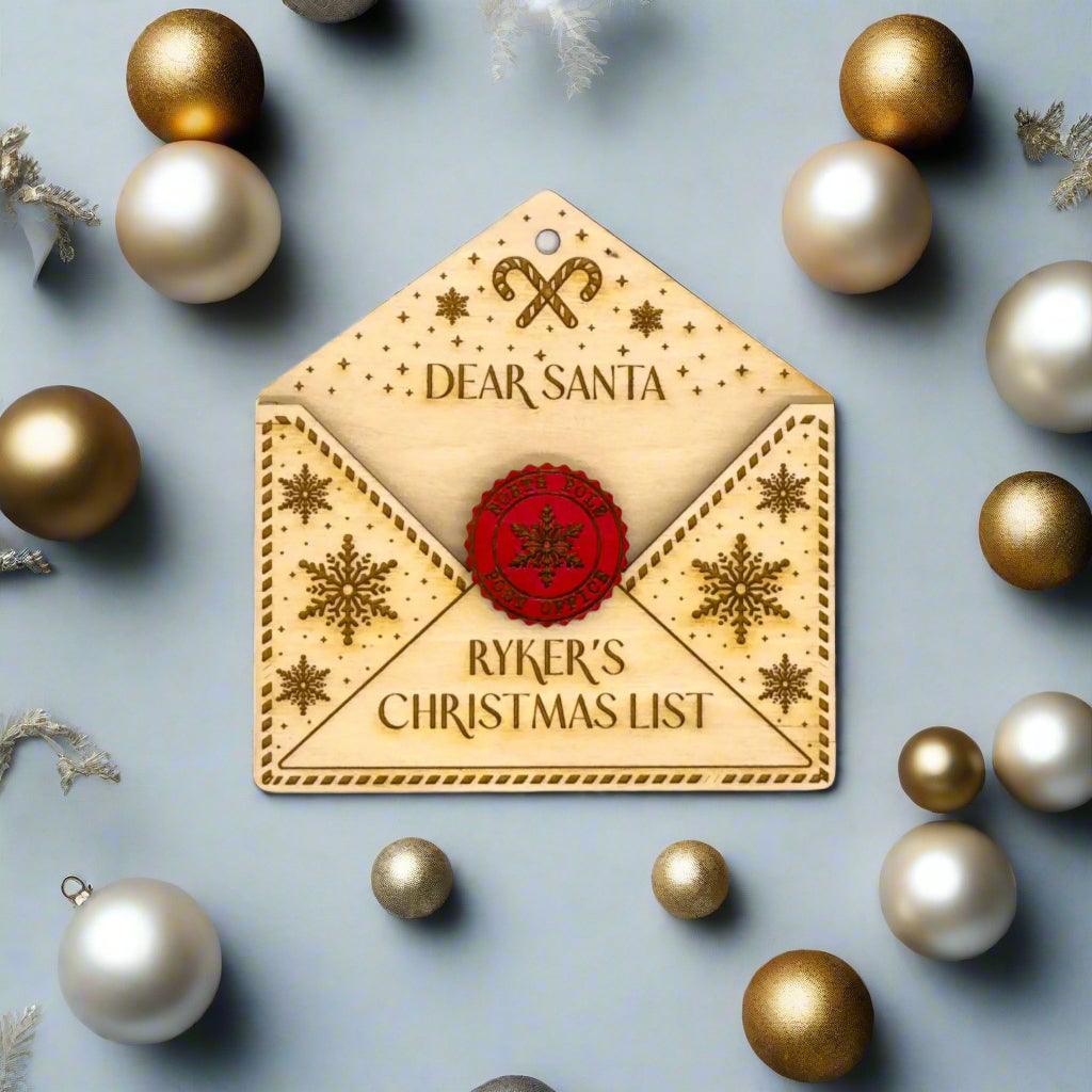 Letter to Santa Ornament