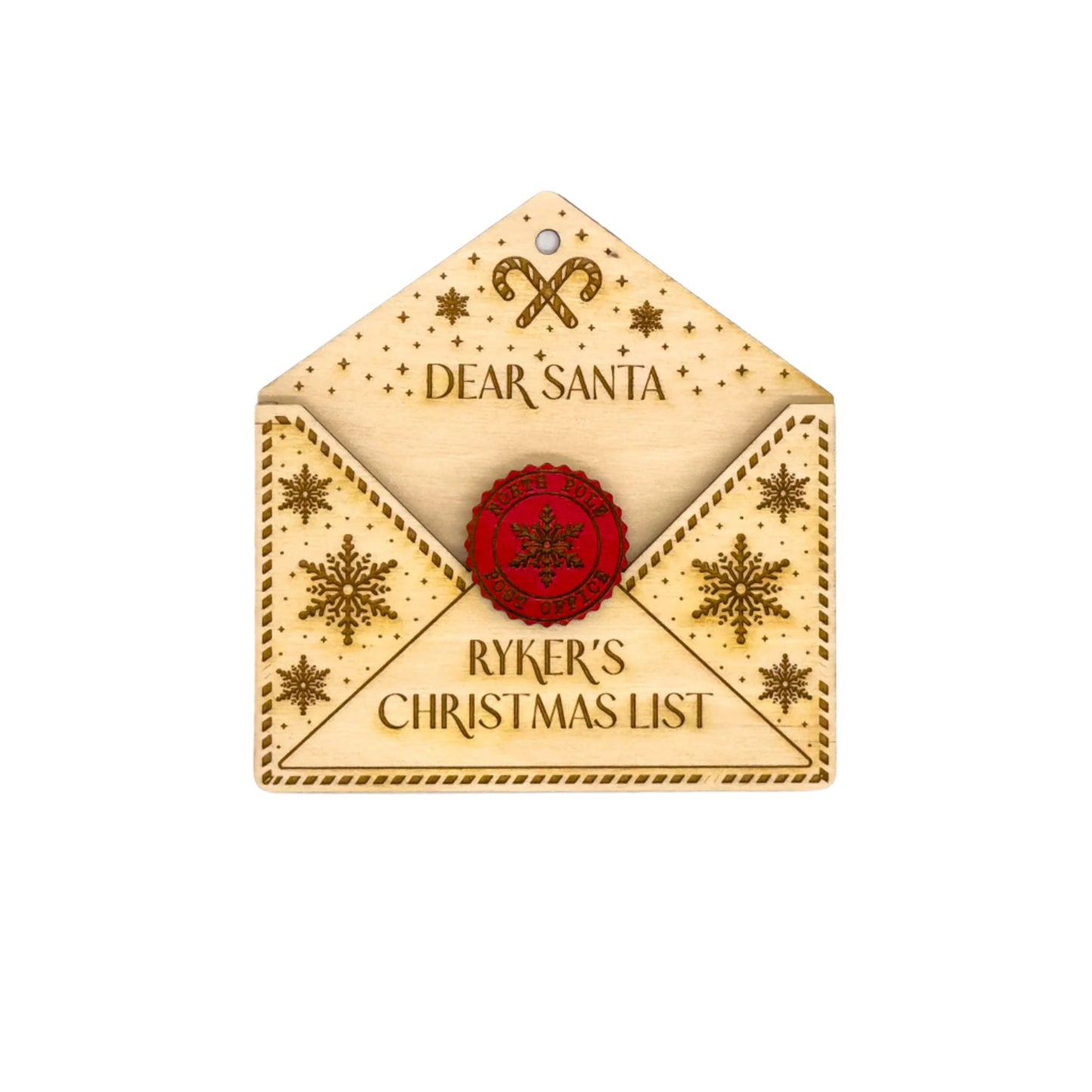 Letter to Santa Ornament