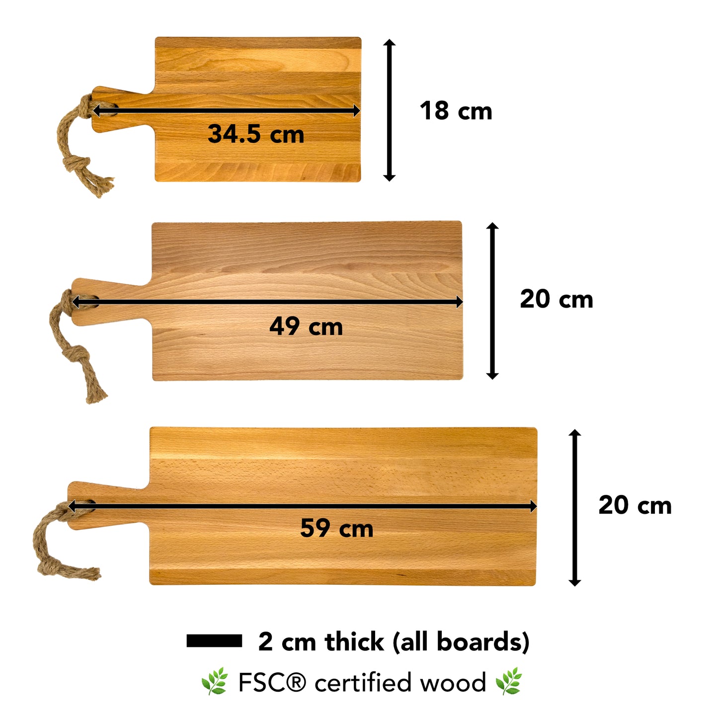 Personalisiertes Wurstschneidebrett 35cm