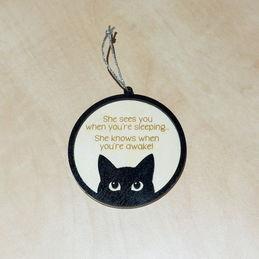 Funny Cat Ornament